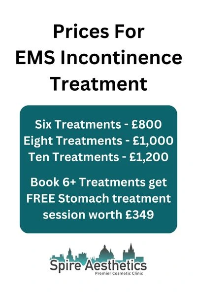 EMS Incontinence Treatment Prices Crawley